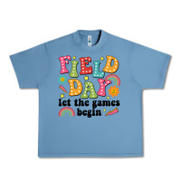 Pebble Blue field day let the games begin Urban Heavy Tee - JahusDesignShop