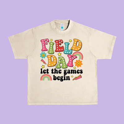 Field Day Let The Games Begin Urban Heavy Tee Designed By Jahusdesignshop