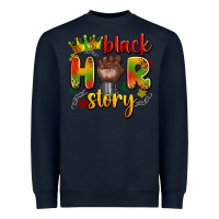 Navy black her story Heavyweight Sweatshirt - Artiststas