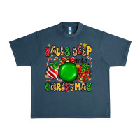 Midnight Navy balls deep into christmas Urban Heavy Tee - MaliasSmallBusiness