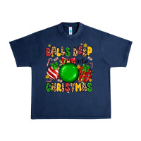 Navy balls deep into christmas Urban Heavy Tee - MaliasSmallBusiness