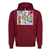 Burgundy funny office Zipper Hoodie - TumblerDesignByShophia
