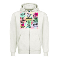 Oatmeal Heather funny office Zipper Hoodie - TumblerDesignByShophia
