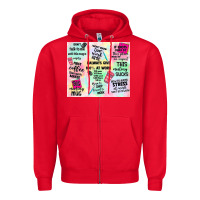 Red funny office Zipper Hoodie - TumblerDesignByShophia