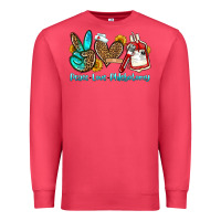 Cardinal peace love phlebotomy Premium Sweatshirt - OliviaCreatesArt
