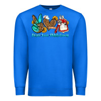 True Royal peace love phlebotomy Premium Sweatshirt - OliviaCreatesArt