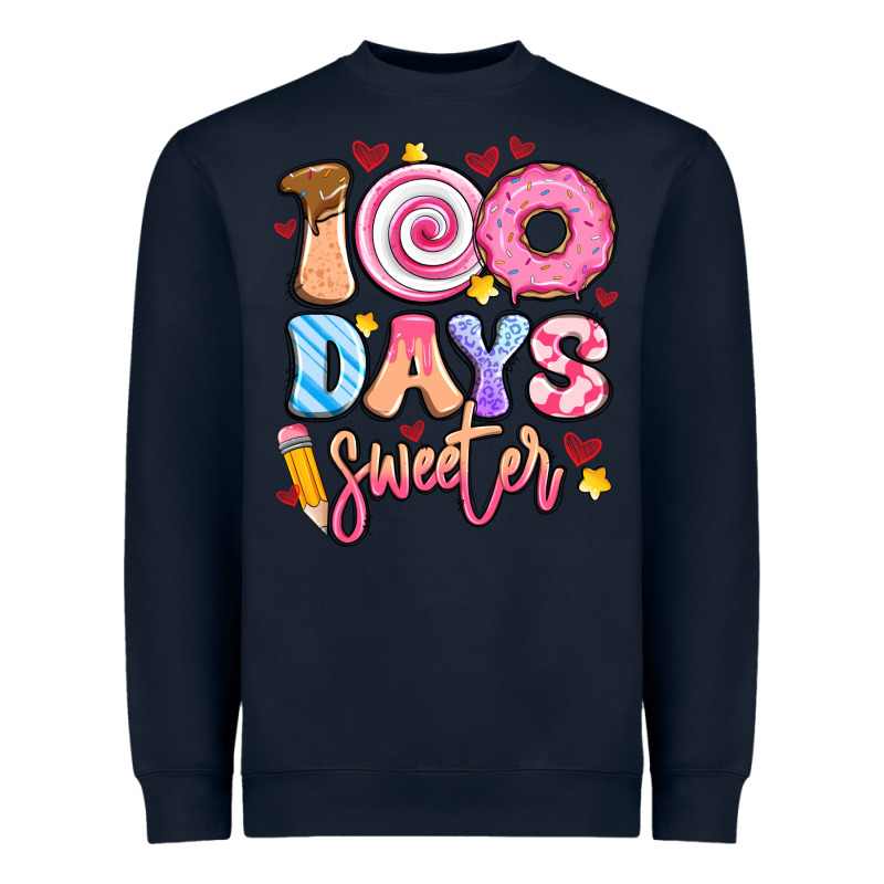 100 Days Sweeter Heavyweight Sweatshirt by Artiststas | Teevron