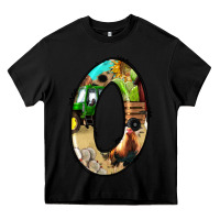 Black farm life alphabet numbers 0 Heavy Core Tee - BundleAndBundleShop