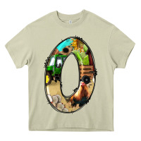 Mossy farm life alphabet numbers 0 Heavy Core Tee - BundleAndBundleShop
