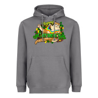Storm St. Patrick's Day cat Heavyweight Hoodie - HowdyJamesFarm