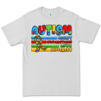 Dove Grey autism accept understand love different Premium Tee - JahusDesignShop