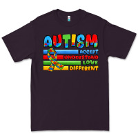 Plum autism accept understand love different Premium Tee - JahusDesignShop