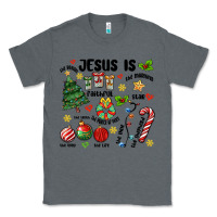 Charcoal Heather religious christmas Classic Tee - MaliasSmallBusiness