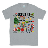 Heather Grey religious christmas Classic Tee - MaliasSmallBusiness