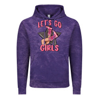 Cloud Purple lets go girls cowgirl boots star Vintage Hoodie - MaliasSmallBusiness