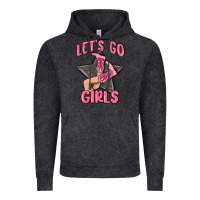 Vintage Black lets go girls cowgirl boots star Vintage Hoodie - MaliasSmallBusiness