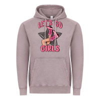Vintage Zinc lets go girls cowgirl boots star Vintage Hoodie - MaliasSmallBusiness