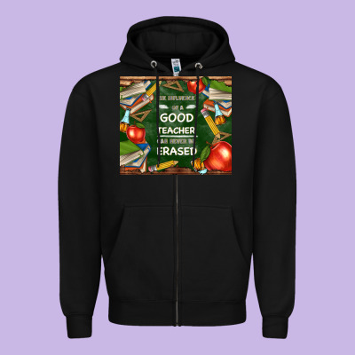 Good Teacher Zipper Hoodie Designed By Tumblerdesignbyshophia
