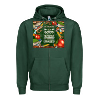 Sports Green good teacher Zipper Hoodie - TumblerDesignByShophia
