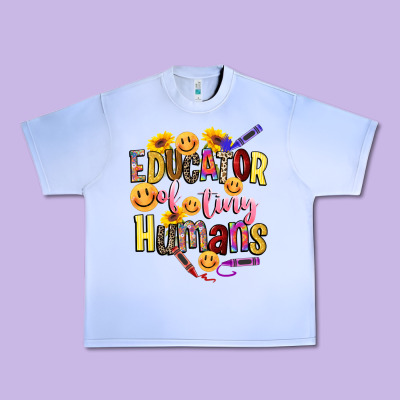 Educator Of Tiny Humans Urban Heavy Tee Designed By Nancycooperartshop