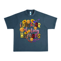 Midnight Navy educator of tiny humans Urban Heavy Tee - NancyCooperArtShop