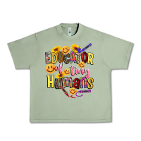 Oil Green educator of tiny humans Urban Heavy Tee - NancyCooperArtShop