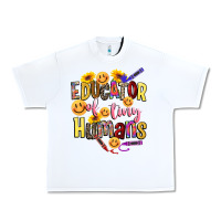 White educator of tiny humans Urban Heavy Tee - NancyCooperArtShop