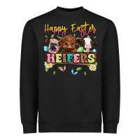 Black happy easter heifers Heavyweight Sweatshirt - Artiststas