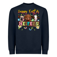Navy happy easter heifers Heavyweight Sweatshirt - Artiststas