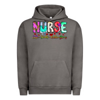 Pigment Tornado Nurse Coffee Scrubs Rubber Gloves Urban Hoodie - CowhideDigitalArt