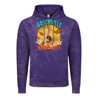 Cloud Purple naschville music city Vintage Hoodie - NancyCooperArtShop