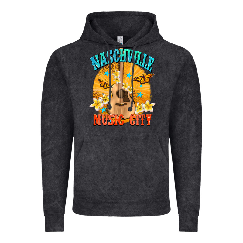 Naschville Music City Vintage Hoodie by NancyCooperArtShop | Teevron