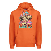 Carrot Happy Easter Day cow Premium Hoodie - HowdyJamesFarm