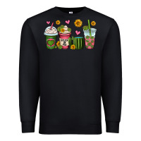 Black stuck on you cactus coffee cups Premium Sweatshirt - OliviaCreatesArt