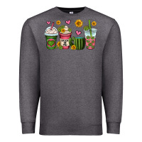 Charcoal Heather stuck on you cactus coffee cups Premium Sweatshirt - OliviaCreatesArt