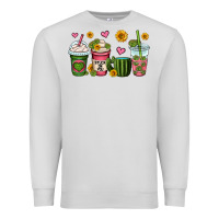 Dove Grey stuck on you cactus coffee cups Premium Sweatshirt - OliviaCreatesArt