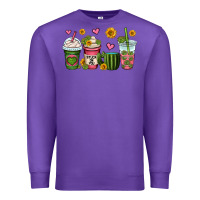 Purple stuck on you cactus coffee cups Premium Sweatshirt - OliviaCreatesArt