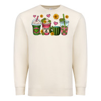 Sandshell stuck on you cactus coffee cups Premium Sweatshirt - OliviaCreatesArt