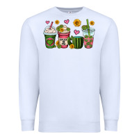 White stuck on you cactus coffee cups Premium Sweatshirt - OliviaCreatesArt