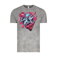 Cloud Rock lets go girls pink Vintage Tee - NancyCooperArtShop