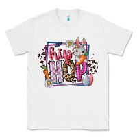 White hip hop Classic Tee - CowhideDigitalArt