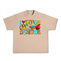 Burro i love school Urban Heavy Tee - NancyCooperArtShop