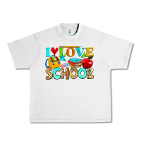Lunar Rock i love school Urban Heavy Tee - NancyCooperArtShop