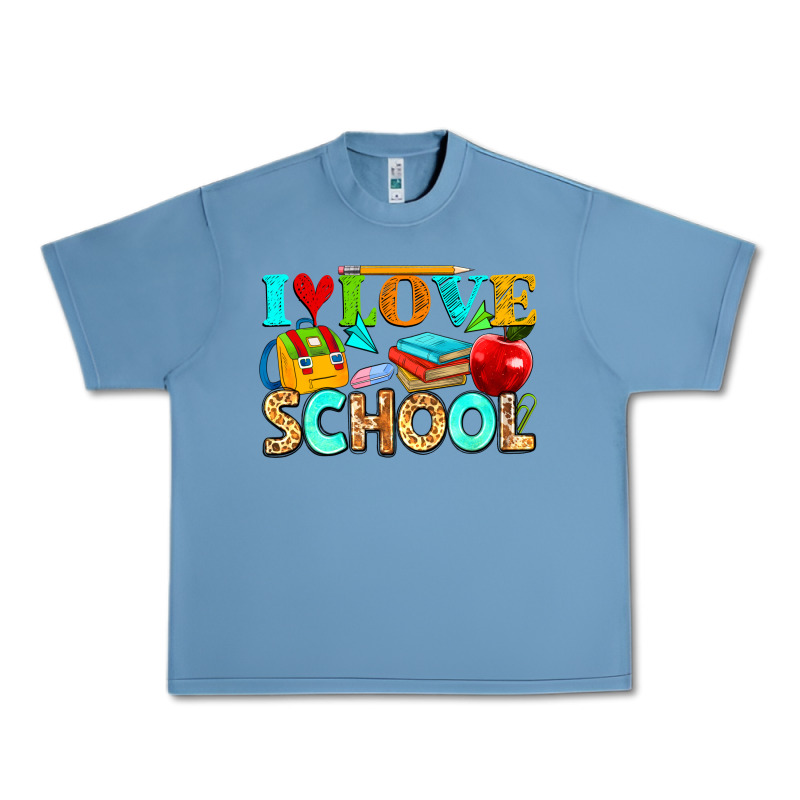 I Love School Urban Heavy Tee by NancyCooperArtShop | Teevron