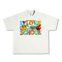 Pistachio i love school Urban Heavy Tee - NancyCooperArtShop