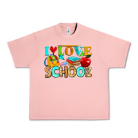 Salmon i love school Urban Heavy Tee - NancyCooperArtShop