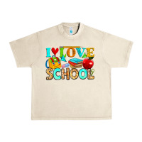 Sandshell i love school Urban Heavy Tee - NancyCooperArtShop