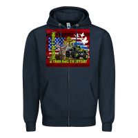 Navy hunting fishing & farming everyday Zipper Hoodie - TumblerDesignByShophia