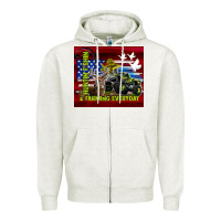 Oatmeal Heather hunting fishing & farming everyday Zipper Hoodie - TumblerDesignByShophia