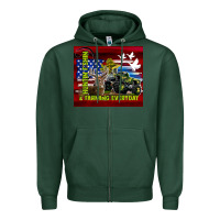 Sports Green hunting fishing & farming everyday Zipper Hoodie - TumblerDesignByShophia